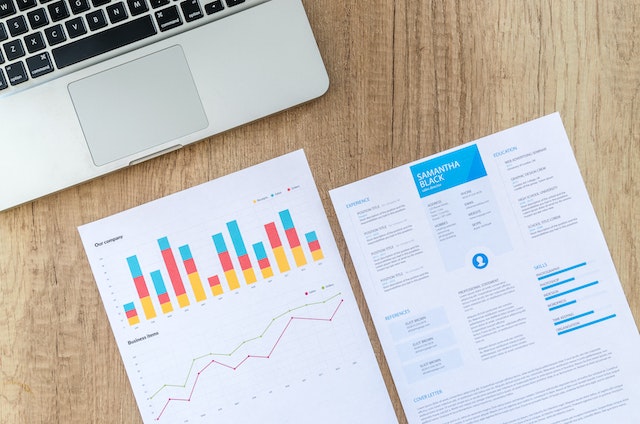 Two papers showing different analytics. 