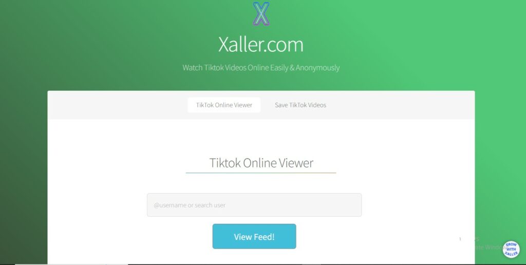 High Social’s screenshot of the Xaller website homepage on a browser.